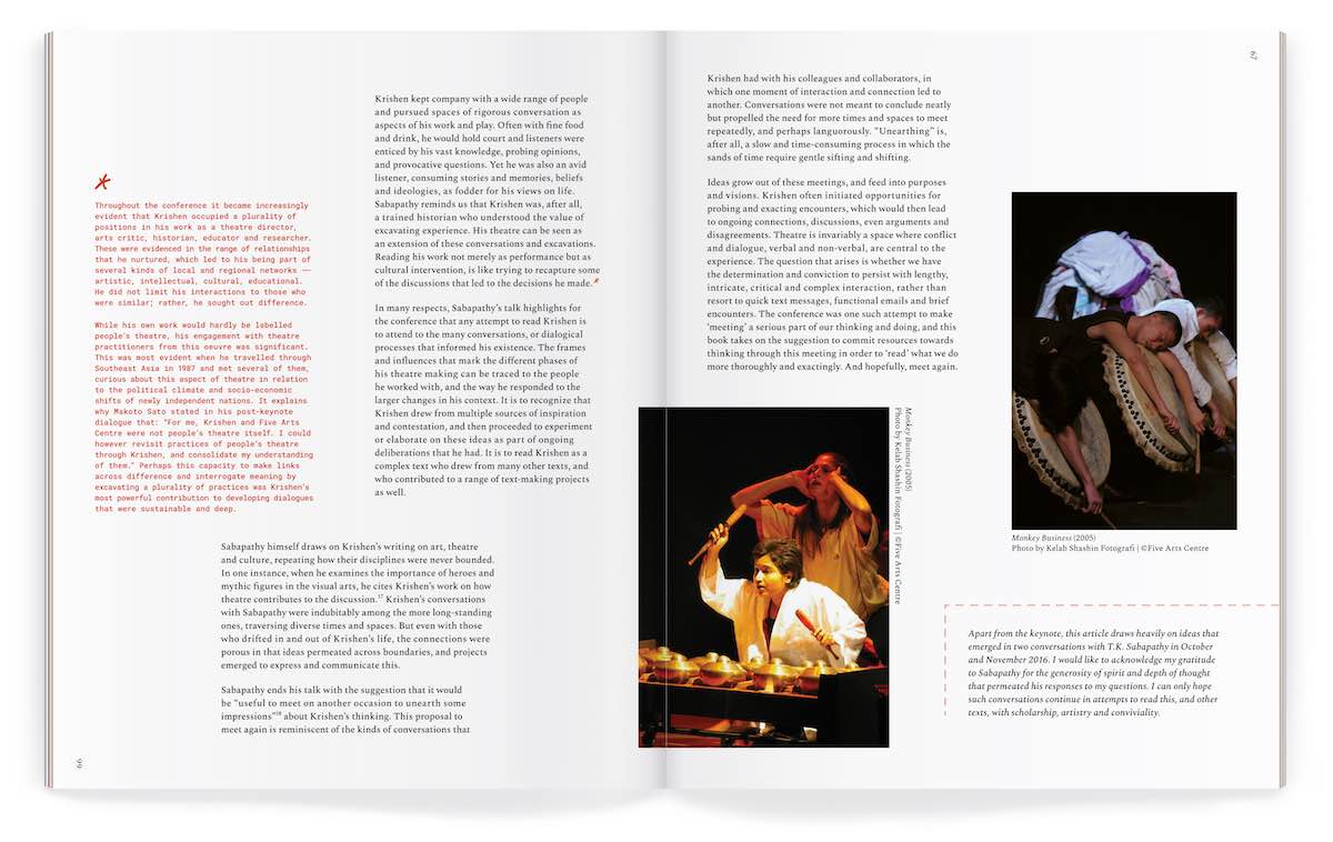 Excavations, Interrogations, Krishen Jit & Contemporary Malaysian Theatre
